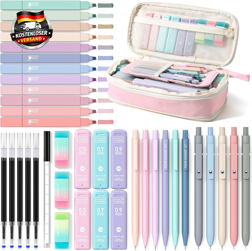 Schulbedarf set mit mäppchen - set,