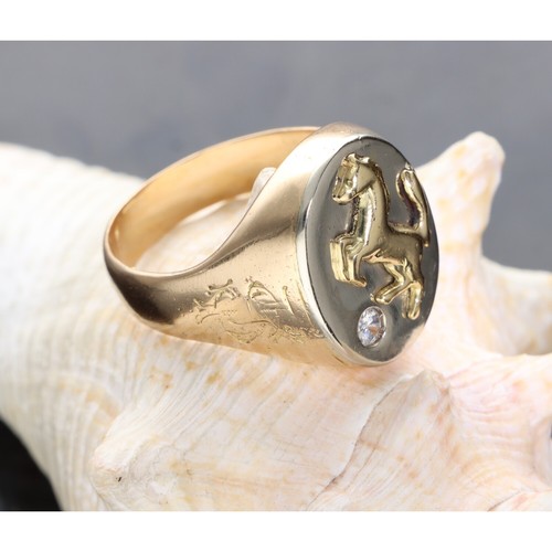 Herrenring mit echten - herrenring,