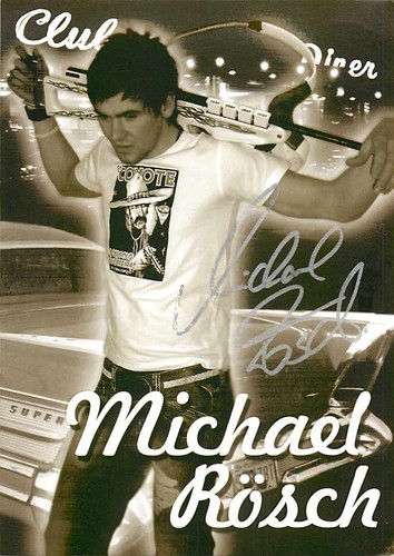 Michael rösch autogrammkarte - michael,