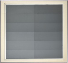 Girke, 12 mal Grau. [19]70. [Signierter Original-Farbsiebdruck, gerahmt].