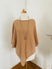 Darling Harbour Kaschmir 100 % Poncho Hülle camel