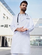 Karlowsky Basic Herrenmantel, Kittel, Arztkittel, Restposten Neu OVP