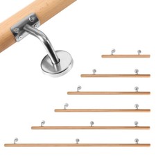 Buche Handlauf Handlaufhalter Wand 50-200cm Stufe Geländer Halterung