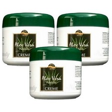 3x BIO-VITAL ALOE VERA Creme tägliche Gesicht Körper Pflege 3x 125 ml