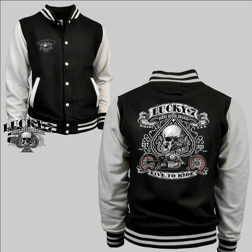 Biker jacke college chopper - biker,