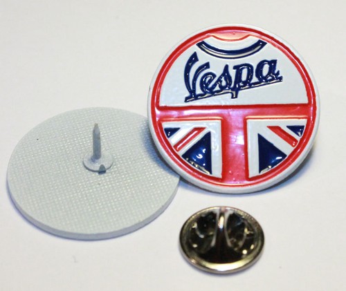 Vespa mod union jack pin - jack, (mba