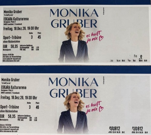 Monika gruber tickets es - 2, „es