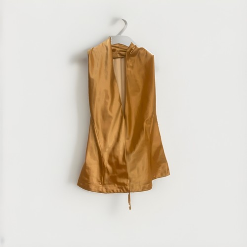 Goldfarbenes satintop - goldfarbenes,