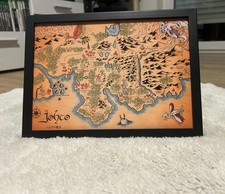 Pokémon Johto Karte Poster -