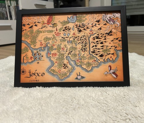 Pokémon johto karte poster - poster,