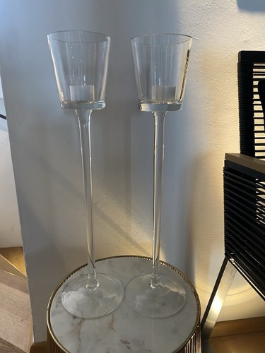 Glas deko stiel kerzenständer - glas,
