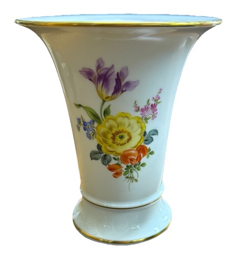 Meissen trichtervase vase - meissen,