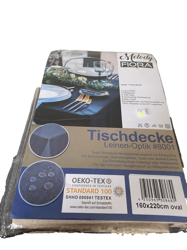 Tischdecke leinen optik - tischdecke,