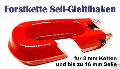Seilhaken rückekette - seilhaken,