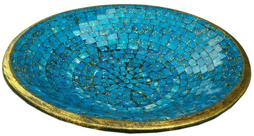 Runde mosaikschale - runde,