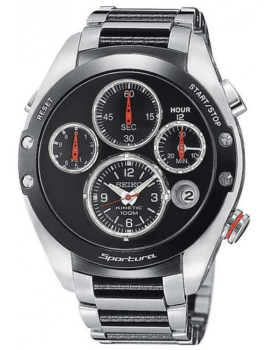 Seiko sportura schwarzes - seiko,