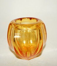 Glas Vase Art Deco Böhmen