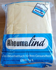 IBENA, Billerbeck Rheuma Lind, 2 Biberbetttücher, gelb, 150x250 cm, NEU!