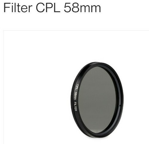 58mm polarisationsfilter cpl - 58mm,