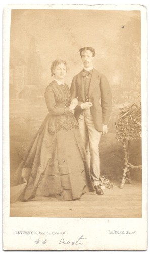 Cdv foto herzog - herzog, herzogin