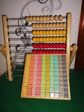 SET Rechenhilfe Abakus Ikea Rechenbrett -schieber Lernhilfe + Rechenspiel 1x 1