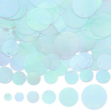 Transparente flache Pailletten