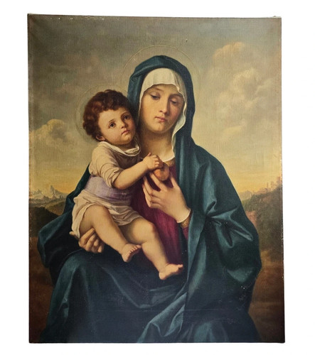 Maria mit kind öl - maria,