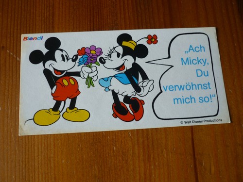 Alter aufkleber sticker micky - sticker,