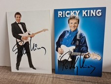 2 x Autogramm - RICKY KING -