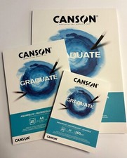 Canson Graduate Aquarellblock 250 g/m² 20 Blatt A5 / A4 / A3 wählbar NEU !