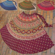 Wickel-rock Wrap on Skirt Jupe Goa Hippie Vintage Ethno Boho Indien Inde Nepal 