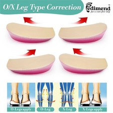 2 STCK. Korrektur O/X Typ Bein Schuheinsätze Fersenstick Orthopädische Schuheinlagen UK