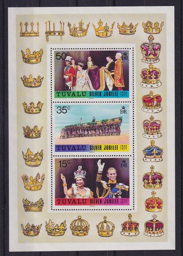 Tuvalu 1977 thronjubiläum - tuvalu,