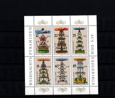 DDR 1987  Nr. 3134 - 3139 - Erzgebirge - Postfrisch Kleinbogen