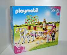 Playmobil 9427 Hochzeitskutsche mit Brautpaar NEU! passt zu: Pferde