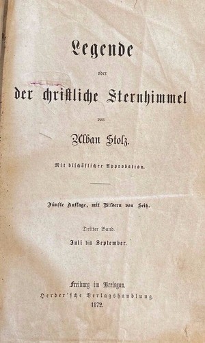 Legende oder der christliche - oder,