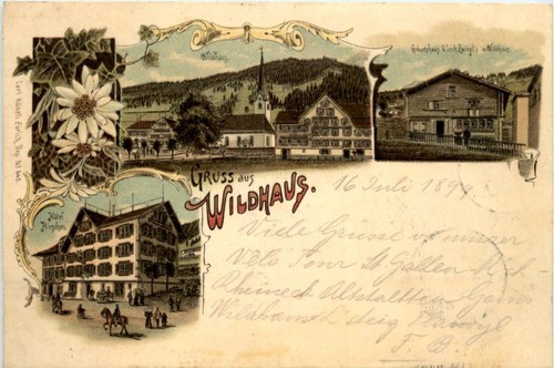 Gruss aus wildhaus litho - aus,