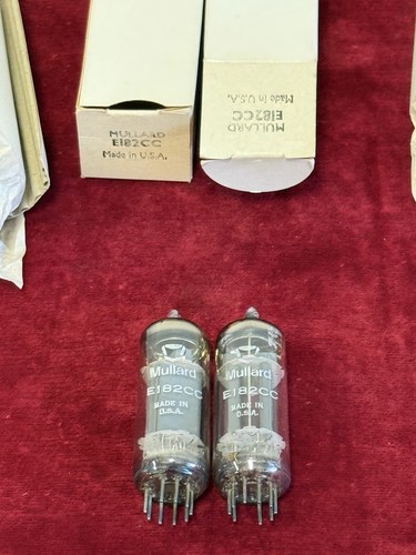 E182cc mullard tubes 2 - ,