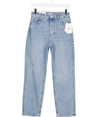 Hellblaue jeans slim leg high - hellblaue,
