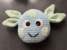 Gehäkelte Kinder Kissen „ Luntik“ D 22 cm, Handarbeit