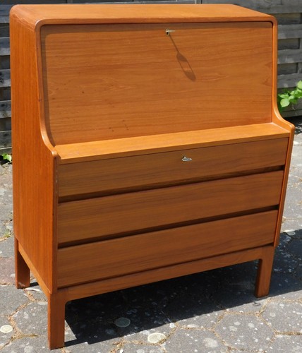 Sekretär teak design denmark - sekretär,
