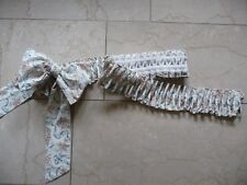 Deko Stoff, verlängerbar, mit Schleife für Gardinenleiste o.ä., Dekoband,Bordüre