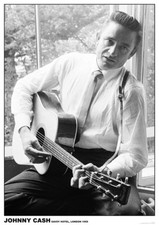 JOHNNY CASH POSTER SAVOY HOTEL