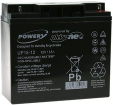 Powery Blei-Gel Akku 12V 18Ah
