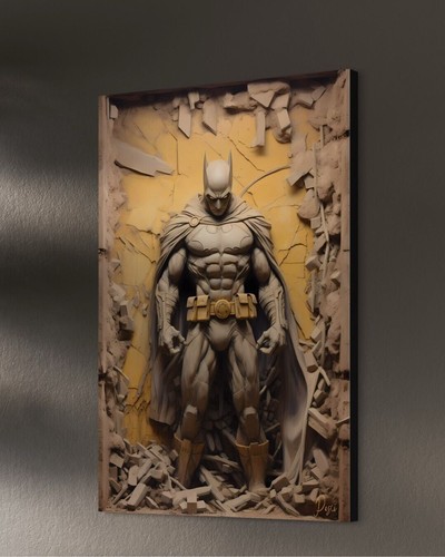 Batman leinwandbild gotham - leinwandbild,