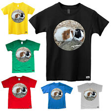 EAKS® Kinder T-Shirt "Two Guinea Pigs" Kids Shirt für Jungen Meerschweinchen