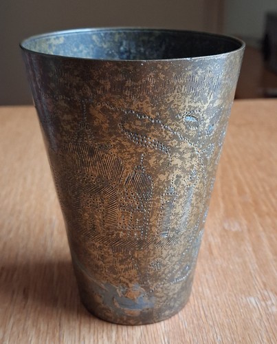 Antiker messingbecher vintage - antiker,