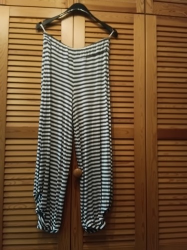 Transparente lagenlook hose - transparente,