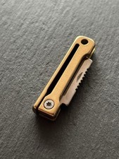 Mini Taschenmesser aus Messing