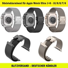 Edelstahl Armband für Apple Watch Series 11 10-1 Milanaise ULTRA 1-2-3 - 38/49mm